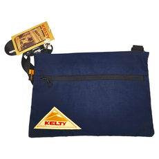 KELTY FLAT POUCH 肩背小袋, 海軍藍