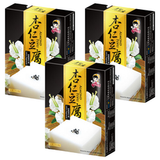 SIGNWIN 三得冠 杏仁豆腐粉, 日本進口, 濃郁杏仁香, 步驟簡單, 迅速製作小點心, Q彈順口, 冰起來更好吃, 100g, 3盒