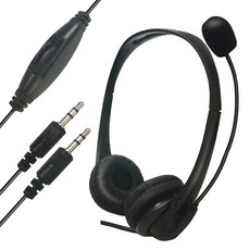 ziya 智雅科技 Wired 頭戴式 耳機 附麥克風 雙耳 In-line Controls 3.5mm端子 黑色 辦公商務專用 MDIA-93000004-02 原廠保固 30天