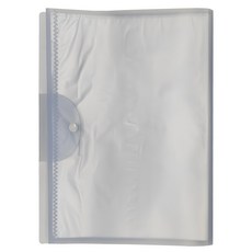 E.dot 30頁 A3平放收納冊 文件夾 PP試卷收納冊, 藍色, 1個