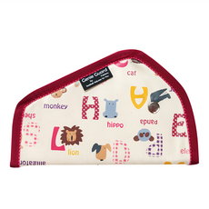 OrganicFactory TPU 兒童安全帶調節套 Genie Guard, 粉色 字母款, 1個