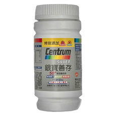 銀寶善存 50+綜合維他命, 155錠, 1罐