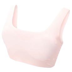 GIAT 吉亞特 零感呵護彈力無痕少女胸衣 簡約兔款 XL 櫻花粉 無鋼圈