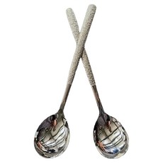 瑞典廚房 304不鏽鋼 甜點匙2件組 21.2cm, 1組, 湯匙 2支, 不鏽鋼色