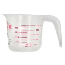 TRIARROW 三箭牌 耐熱量杯 1入 耐熱溫度80℃, 250cc, 4個