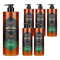 KERASYS 綠蜂膠活力光澤護髮乳 3種蜂膠打造蜂蜜般光澤, 1L, 6瓶