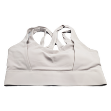 U領小心機運動背心, M, 銀灰色