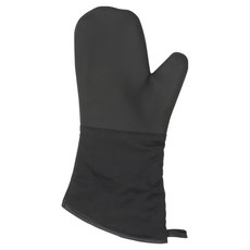 EXCELSA 止滑加長隔熱手套 36cm, 黑色, 1個
