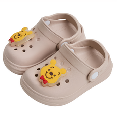 BORUI 柏睿鞋業 兒童款 電燈飾釦洞洞涼鞋 造型防水園丁鞋