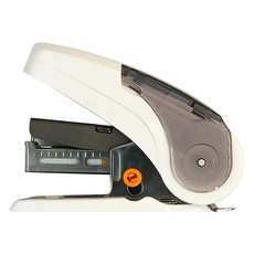 MAX 美克司 釘書機 HD-10NLK 雙槓桿省力50% 大容量針槽, 白色, 1個