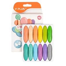 Y-PLUS 花生蠟筆 馬卡龍, 12色, 1盒