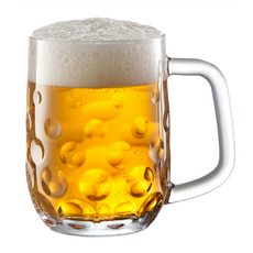 Tescoma 波點啤酒杯 (500ml) TE67 玻璃材質, 1個