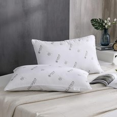 Ishur 伊舒爾 星級銀離子抗菌枕 2入 100%聚酯纖維, 72 x 45cm, 1組, 白色