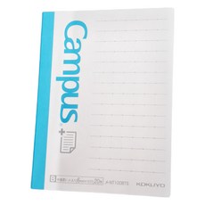 KOKUYO 國譽 Campus 筆記便利貼 S, B罫直式 白色 + 藍色, 20枚, 1個