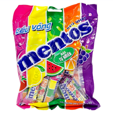 mentos 曼陀珠 綜合水果風味軟糖 24條, 240g, 1袋