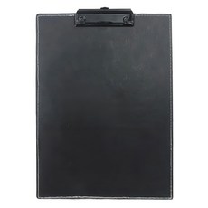 W.I.P 台灣聯合文具 尊爵 A4 皮革板夾 尺寸23x31.5cm, 黑色, 1個