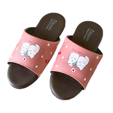 iSlippers 經典親子款 兒童室內拖鞋, 甜心小貓 粉色, 23, 1雙