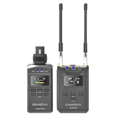 CKMOVA VOCAL M V3 UHF雙通道無線麥克風系統 專業收音設備 內建獨立錄音功能, TLX + RX, 1個