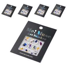 Me Muse 美甲裝飾貼紙 DIY造型貼紙, 阿拉丁 M3D005, 5包