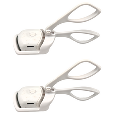 智能2檔電熱睫毛夾 溫控USB充電 快速定型 持久捲翹, 2個