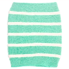 超彈力超保暖親膚舒服兒童肚圍 高26公分寬22公分 約0-5歲嬰兒適用, 綠白條紋 一般