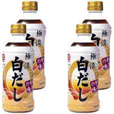 marukin 丸金 極淡白麵味露，日本進口經典老品牌醬油，料理好幫手, 500ml, 4瓶
