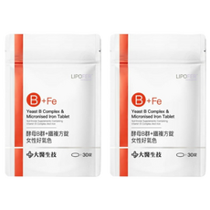 大醫生技 酵母B群+鐵複方錠 女性好氣色, 30顆, 2包
