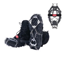 Naturehike 挪客 戶外雪地防滑防摔簡易冰爪 19齒, 不適用, M(20.5 x 14.5 x 2cm)