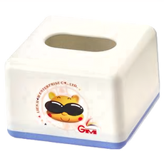 GIMI 吉米 餐巾紙盒 12.5x12.5x8.7cm 6入, 顏色隨機, 6個