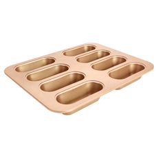 CHEFMADE 學廚 WK9145 8 Cup不粘熱狗烤盤, 32.2 x 25.8 x 4cm, 1個