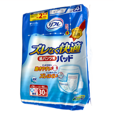 日本原裝進口 Refre 利護樂 褲型專用尿片, 46 x 16cm, 30片, 8包