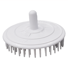 Balloid 深層秀髮洗髮洗頭梳2入組, 白色, 1組