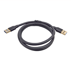 UGREEN 綠聯 USB3 A 公對公傳輸線, 1m, 黑色, 1條