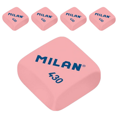 MILAN 經典橡皮擦, 顏色隨機, 5個, 17g