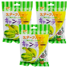 綠得製菓 楊桃糖, 100g, 3袋