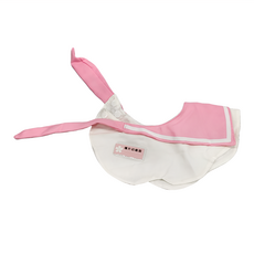 Pur Lab 噗扑實驗室 寵物領結口水巾 水手服 淺粉, M(335~270mm), 1件