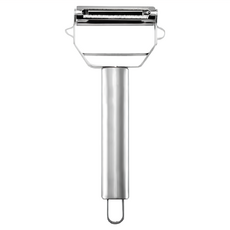 FANCY LIFE 不鏽鋼削皮器, 單色, 1個 - 鋒利耐用，輕鬆削皮