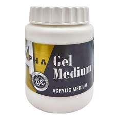 ALPHA COLORS 凝膠劑Gel Medium 500ml 無酸樹脂, 1罐