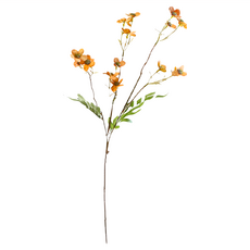 KUIBAO 快豹生活 小蘇梅仿真假花, 橘色, 6個