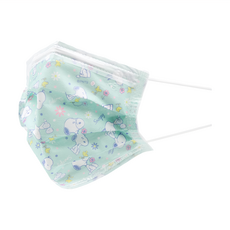 挺立舒 史努比兒童醫療口罩 14.5 x 9cm, 碎花, 5個裝, 1盒