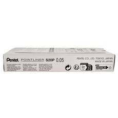 Pentel 飛龍文具 S20P-05A POINTLINER 代針筆, 1盒