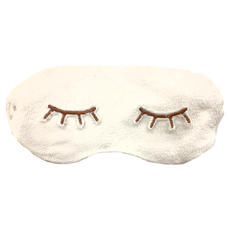 KEYTOSS 詰朵斯 牛奶紗保濕舒壓眼罩, 8x19cm, 40%牛奶紗/40%棉紗/20%聚酯纖維, 1入, 1個