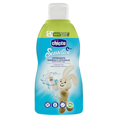 Chicco 奶瓶食器清潔劑，植物萃取成分，溫和配方洗淨, 300ml, 1瓶