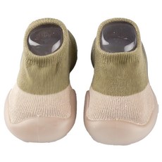 寬頭透氣膠底學步鞋 防撞鞋頭 防滑鞋底 柔軟舒適親膚材質, 20~21(12.5cm), 馬卡龍綠