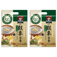 QUAKER 桂格 每日營養穀珍穀麥全餐 無添加糖, 230g, 2袋
