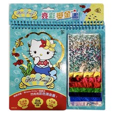 京甫 亮彩燙金畫, Hello Kitty, 1組