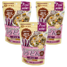 田靡製麵 寶寶烏龍麵 羊栖菜, 7個月以上寶寶適用, 簡單料理方便食用, 120g, 3包