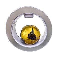 炫光磁懸浮地球儀，金色 ABS+磁鐵材質