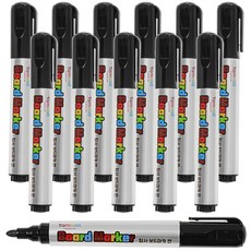 Tamsaa 白板筆, 12支, 黑色