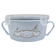 Sanrio 三麗鷗 不鏽鋼雙耳隔熱餐碗, 大耳狗喜拿, 1個